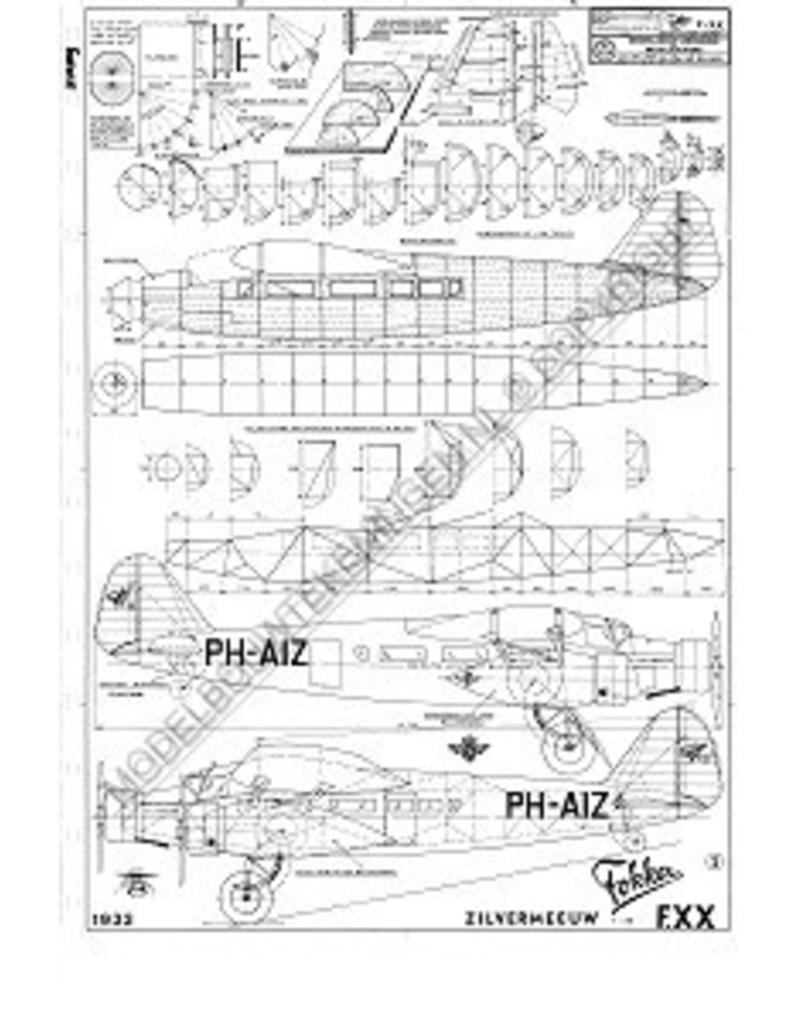 MBT Fokker FXX - Bouwtekening Schaal 1 : 30 (50.00.009)
