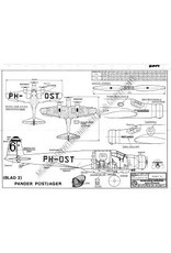 MBT Pander S-4 Postjager (1933) - Bouwtekening Schaal 1 : 35 (50.00.011)