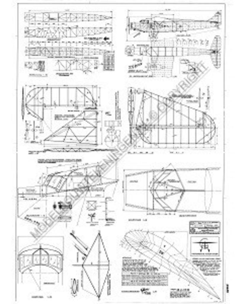 MBT Fokker FXVIII - Bouwtekening Schaal 1 : 10 (50.00.015)