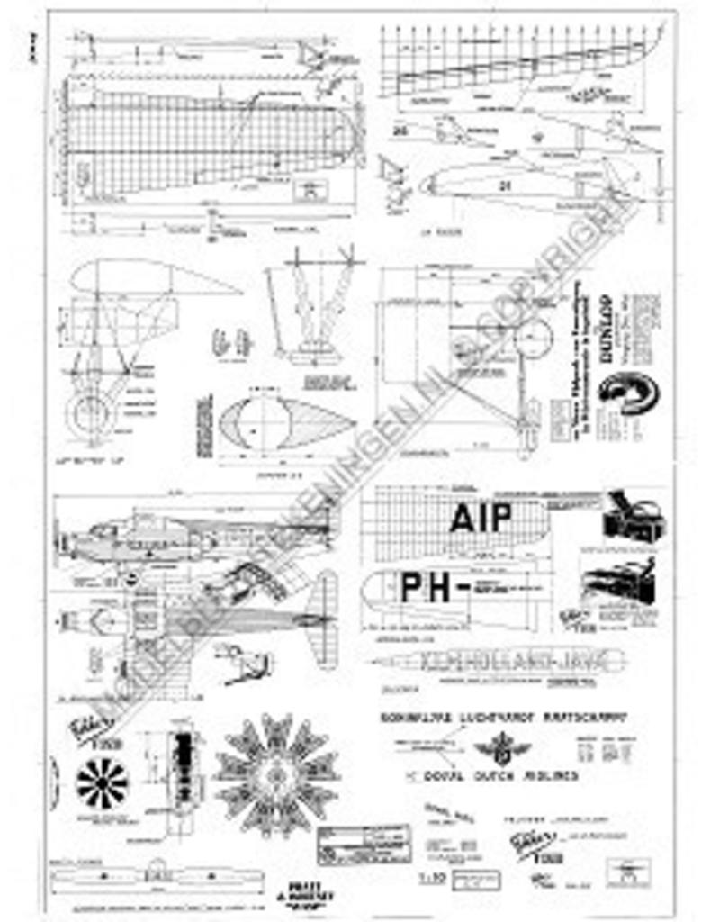 MBT Fokker FXVIII - Bouwtekening Schaal 1 : 10 (50.00.015)