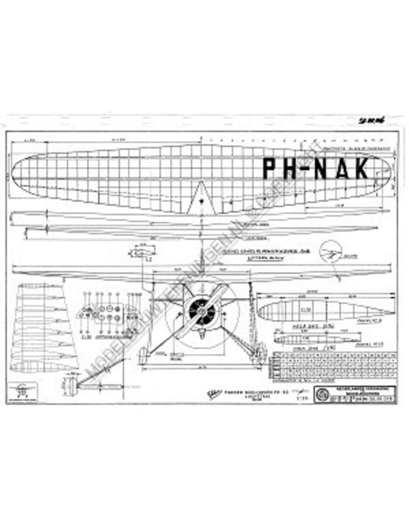 NVM 50.00.016 Fokker-Koolhoven FK43 luchttaxi (1946)