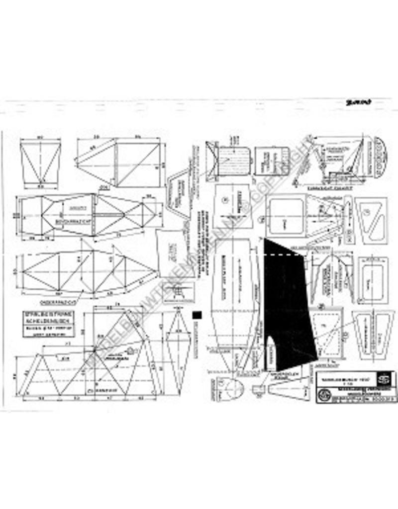 MBT Scheldemusch 1937 - Bouwtekening Schaal 1 : 25 (50.00.018)