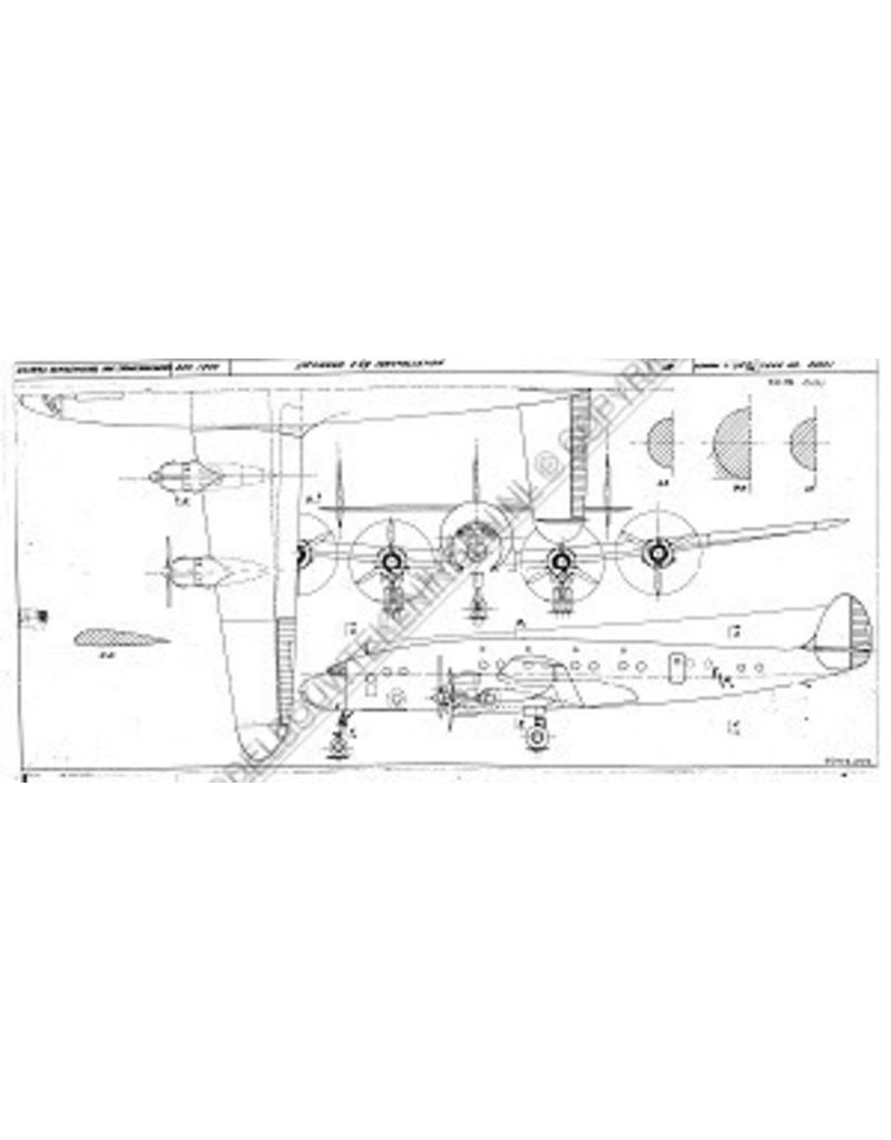 MBT Lockheed C69 Constellation - Bauzeichnung Maßstab 1 : 78 (50.02.001)