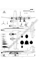 MBT Douglas DC 6b Liftmaster - Bouwtekening Schaal 1 : 72 (50.02.003)