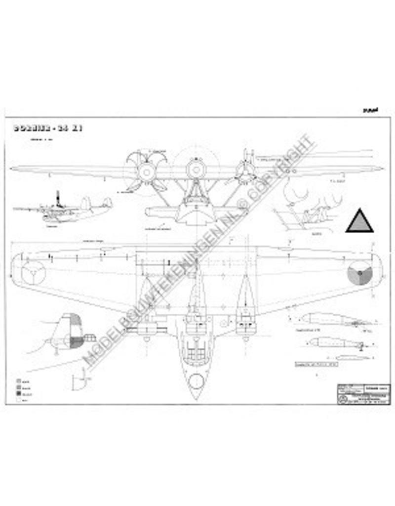 MBT Dornier 24K1 - Bauzeichnung Maßstab 1 : 30 (50.10.006)