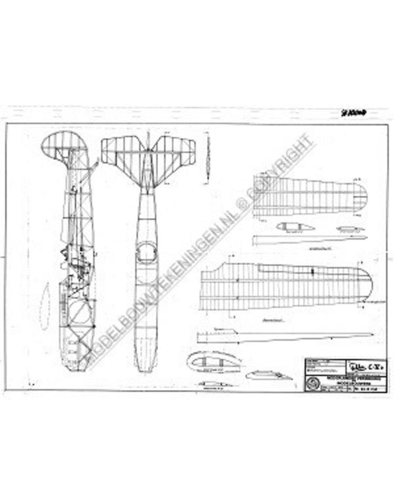 MBT Fokker CV-D - Bouwtekening Schaal 1 : 25 (50.10.008)