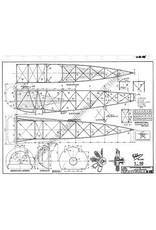 MBT Fokker DR1- driedekker (1917) - Bouwtekening Schaal 1 : 10 (50.10.025)
