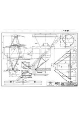 MBT Fokker DR1- driedekker (1917) - Bouwtekening Schaal 1 : 10 (50.10.025)