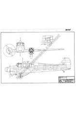 MBT Avro-Anson - Bauzeichnung Maßstab 1 : 25 (50.11.016)