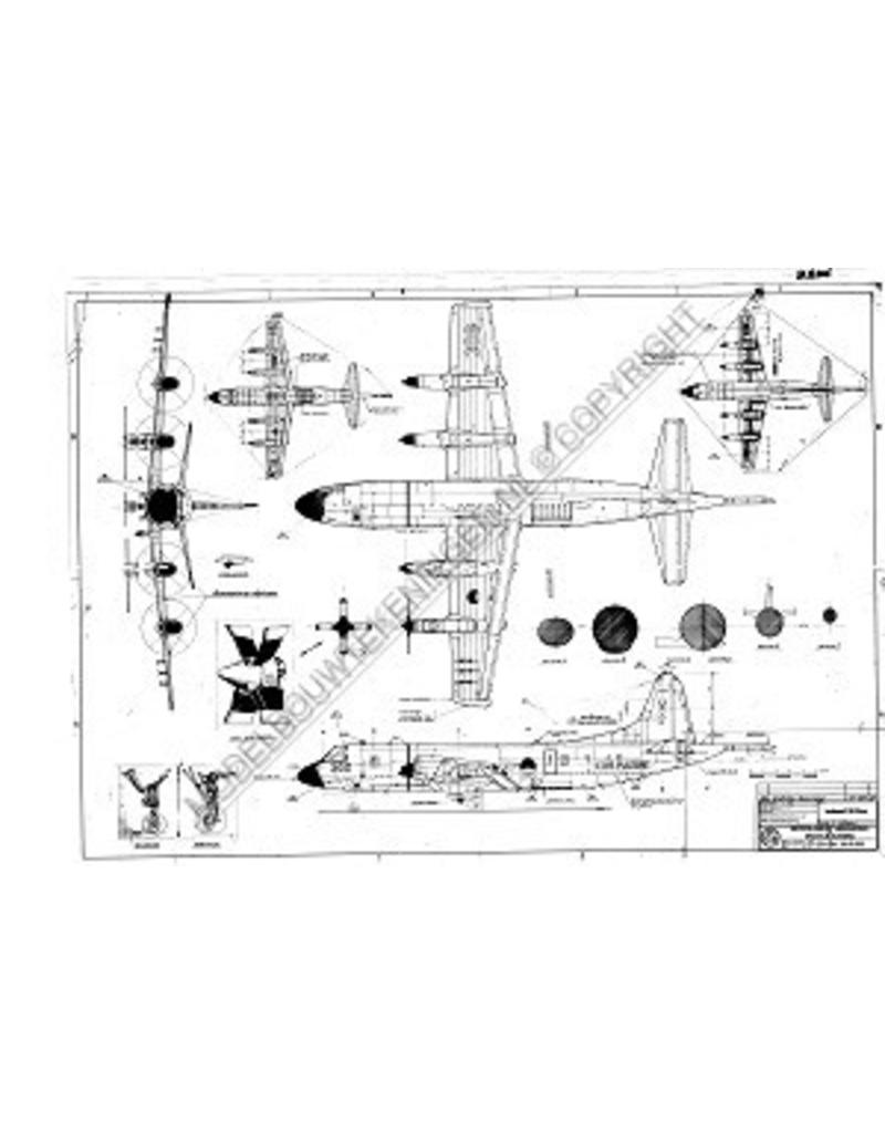MBT Lockheed P 3C Orion - Bouwtekening Schaal 1 : 72 (50.12.006)