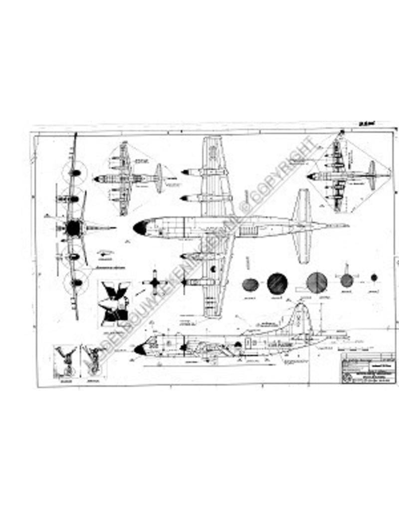 MBT Lockheed P 3C Orion - Construction Drawing Scale 1 : 72 (50.12.006)
