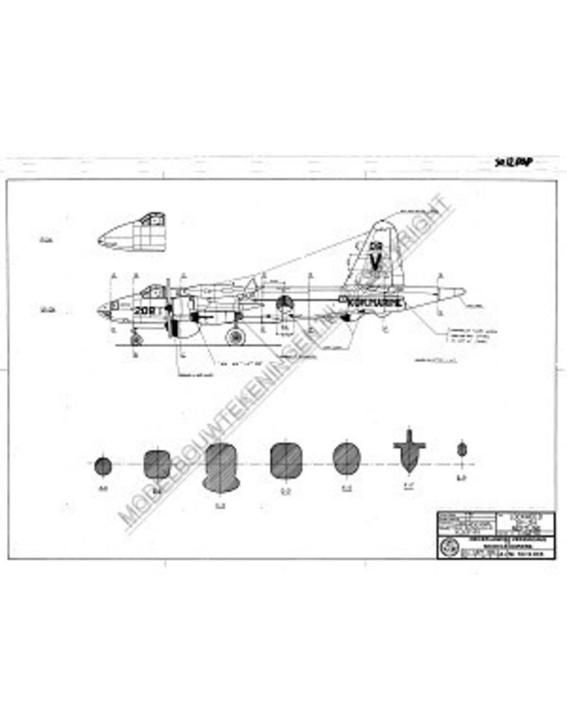 MBT P 2V-7B Neptune - Bouwtekening Schaal 1 : 72 (50.12.008)