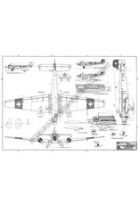MBT Junkers Ju-52 3m transportvliegtuig - Bouwtekening Schaal 1 : 48 (50.13.005)