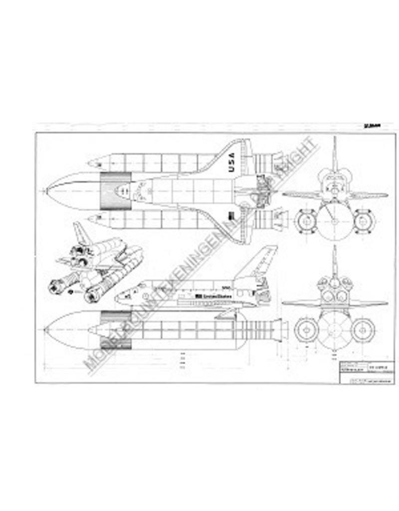 MBT Ruimteveer Columbia - Bouwtekening Schaal 1 : 100 (50.20.001)