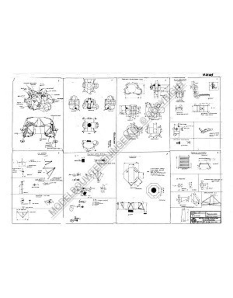 MBT Maanlander Lunar Module - Bouwtekening Schaal 1 : N/A (50.20.003)
