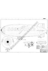 MBT Luchtschip ("Blimp") Good Year - Bouwtekening Schaal 1 : 72 (50.30.001)