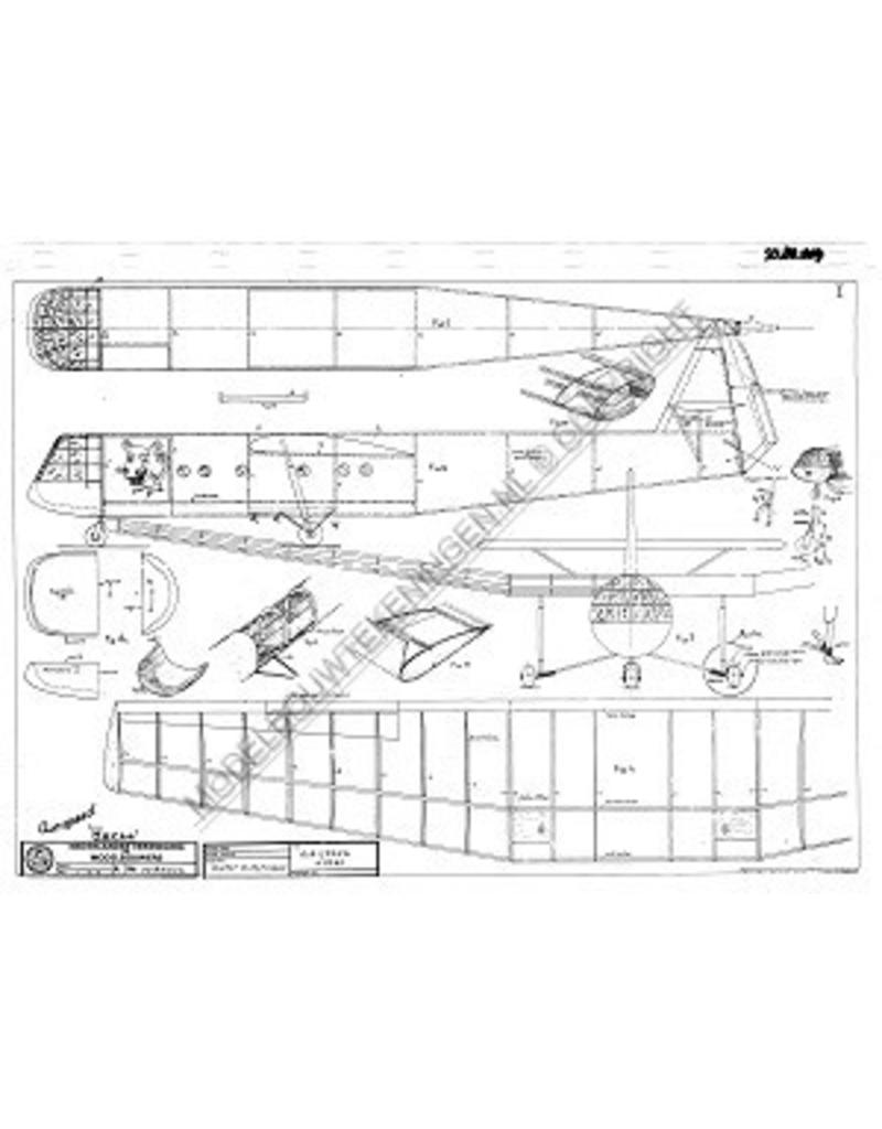 MBT Airspeed Horsa - Bouwtekening Schaal 1 : 2 (50.80.004)