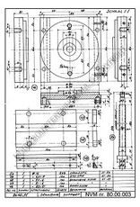 MBT Draaibank - Bouwtekening Schaal 1 : XX (80.00.003)