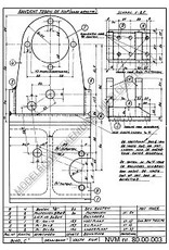 MBT Draaibank - Bouwtekening Schaal 1 : XX (80.00.003)