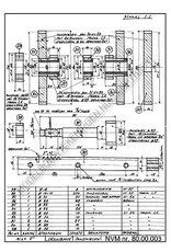 MBT Draaibank - Bouwtekening Schaal 1 : XX (80.00.003)