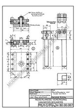 MBT Hulpmiddelen voor Boy-draaibank - Bouwtekening Schaal 1 : XX (80.00.007)