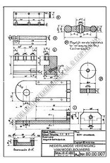 MBT Hulpmiddelen voor Boy-draaibank - Bouwtekening Schaal 1 : XX (80.00.007)