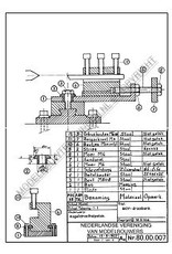 MBT Hulpmiddelen voor Boy-draaibank - Bouwtekening Schaal 1 : XX (80.00.007)