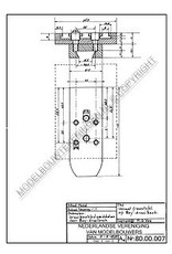 MBT Hulpmiddelen voor Boy-draaibank - Bouwtekening Schaal 1 : XX (80.00.007)