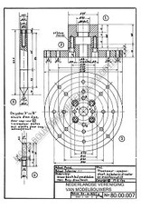 MBT Hulpmiddelen voor Boy-draaibank - Bouwtekening Schaal 1 : XX (80.00.007)