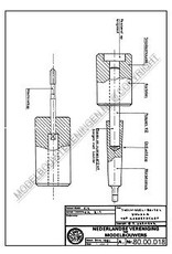 MBT Snelwisselbeitelhouder+draadsnijgereedschap - Bouwtekening Schaal 1 : XX (80.00.018)