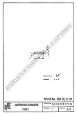 MBT Revolver draaibank - Bouwtekening Schaal 1 : XX (80.00.019)