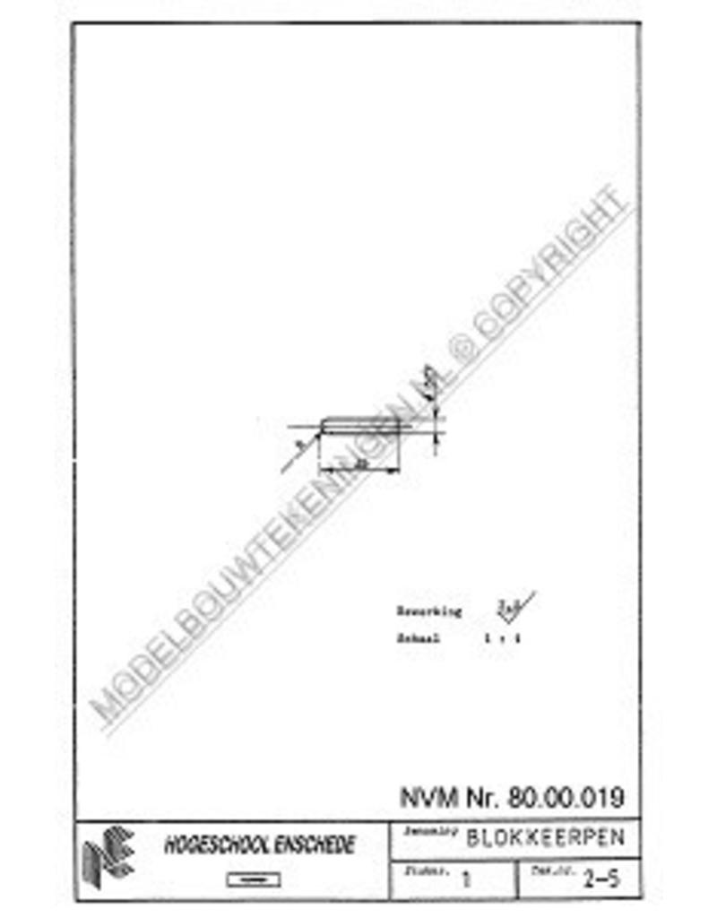 MBT Revolver draaibank - Bouwtekening Schaal 1 : XX (80.00.019)