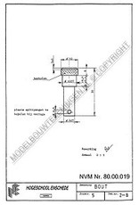 MBT Revolver-Drehbank - Bauzeichnung Maßstab 1 : XX (80.00.019)