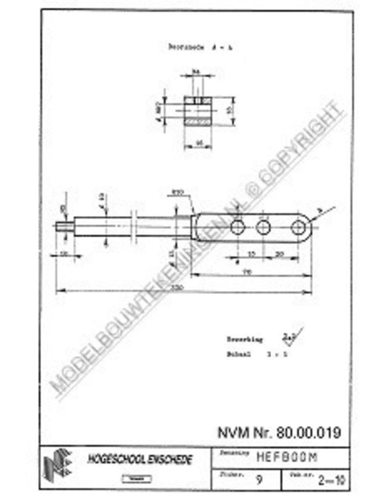 MBT Revolver-Drehbank - Bauzeichnung Maßstab 1 : XX (80.00.019)