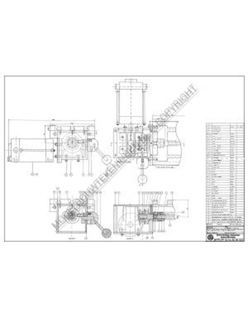 MBT Traploze autom. voeding voor freesbank - Bouwtekening Schaal 1 : XX (80.00.022)
