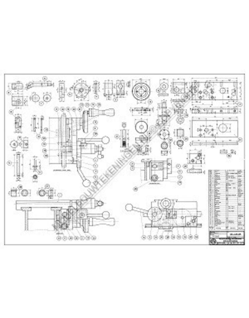 MBT Draaibank - Bouwtekening Schaal 1 : XX (80.00.023)