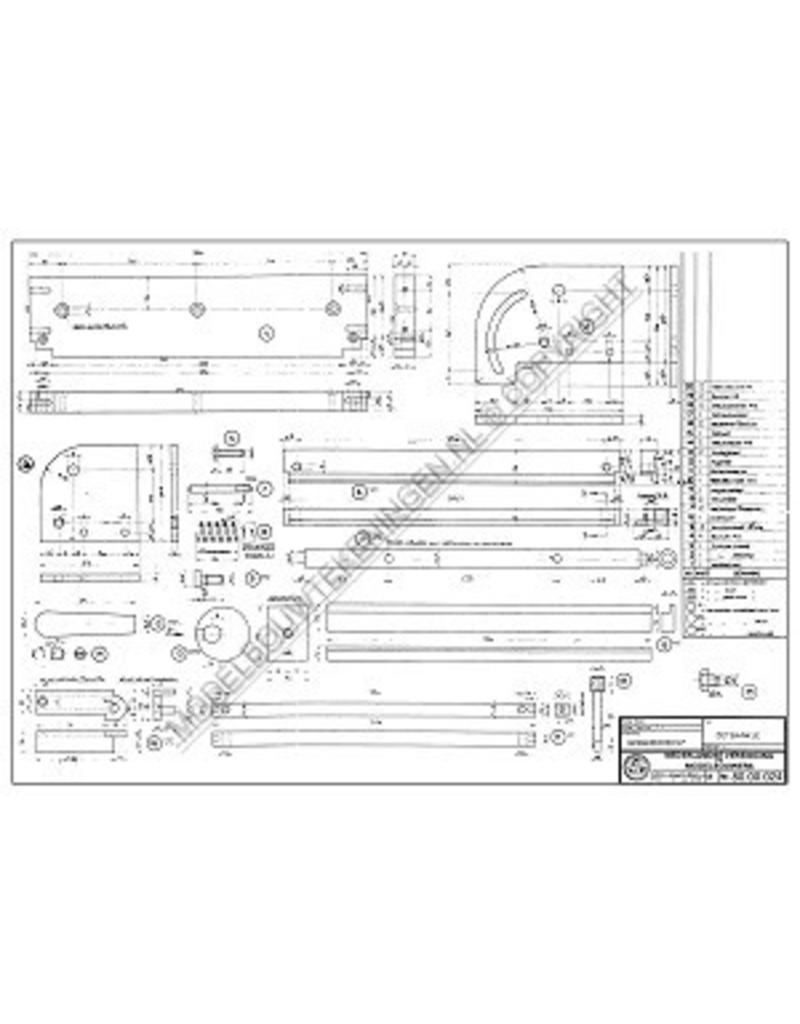 NVM 80.00.024 Zetbankje, zetbreedte 215 mm