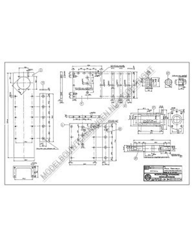 MBT Boor-freesmachine voor houtbewerking - Bouwtekening Schaal 1 : XX (80.00.034)