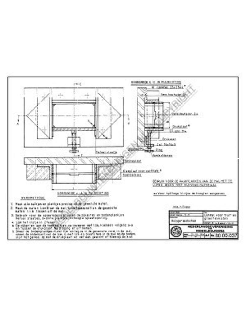 NVM 80.00.037 Lijmmal voor model fruit- en groentenkisten