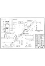 MBT Dubbelwerkende oscillerende stoommachine voor raderboot - Bouwtekening Schaal 1 : N/A (60.01.009)