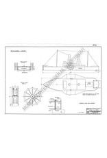 MBT Dubbelwerkende oscillerende stoommachine voor raderboot - Bouwtekening Schaal 1 : N/A (60.01.009)