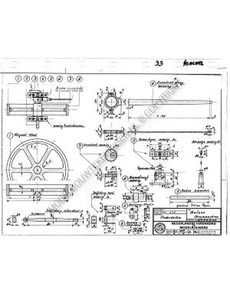 MBT 60.01.012 Balancier-Dampfmaschine