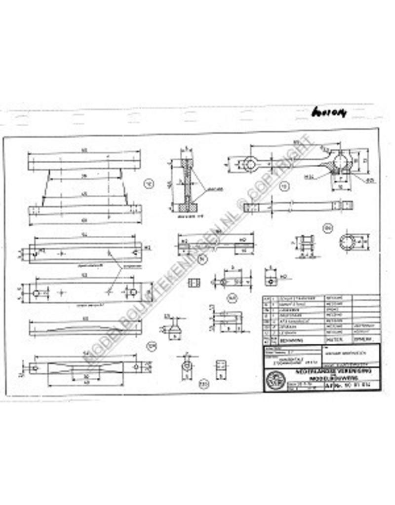 MBT Horizontale Dampfmaschine Vesta - Bauzeichnung Maßstab 1 : N/A (60.01.014)