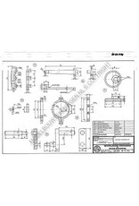 MBT Horizontale stoommachine Vesta - Bouwtekening Schaal 1 : N/A (60.01.014)