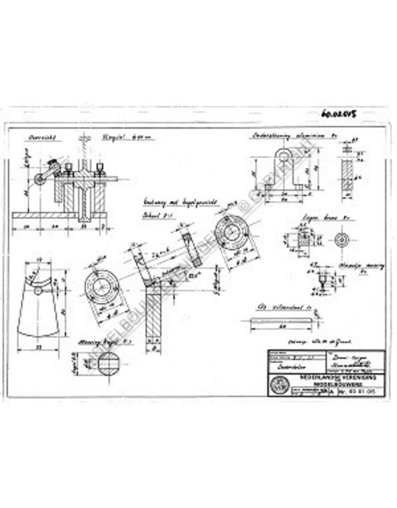 MBT Draaizuiger stoommachine met voedingspomp - Bouwtekening Schaal 1 : N/A (60.01.015)