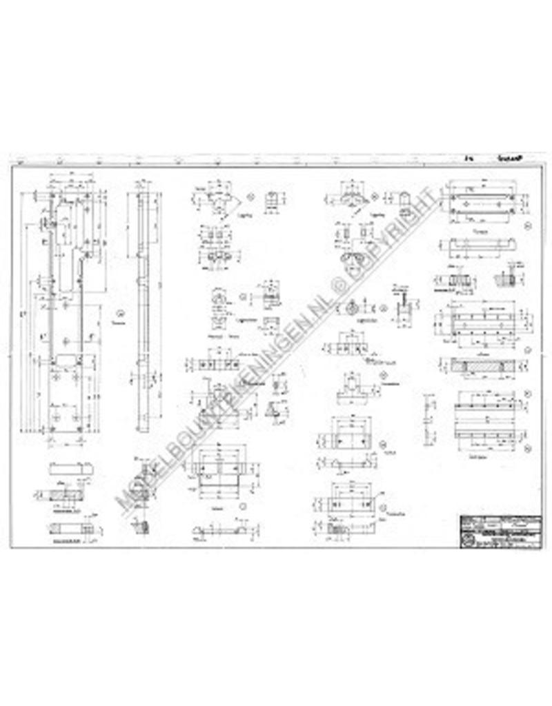 MBT Horizontale Dampfmaschine Bromo - Bauzeichnung Maßstab 1 : N/A (60.01.018)