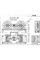 MBT Siam II, horizontale stoommachine - Bouwtekening Schaal 1 : N/A (60.01.024)