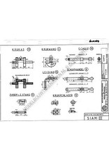 MBT Siam II, horizontale Dampfmaschine - Bauzeichnung Maßstab 1 : N/A (60.01.024)