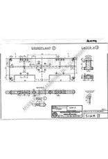 MBT Siam II, horizontale stoommachine - Bouwtekening Schaal 1 : N/A (60.01.024)