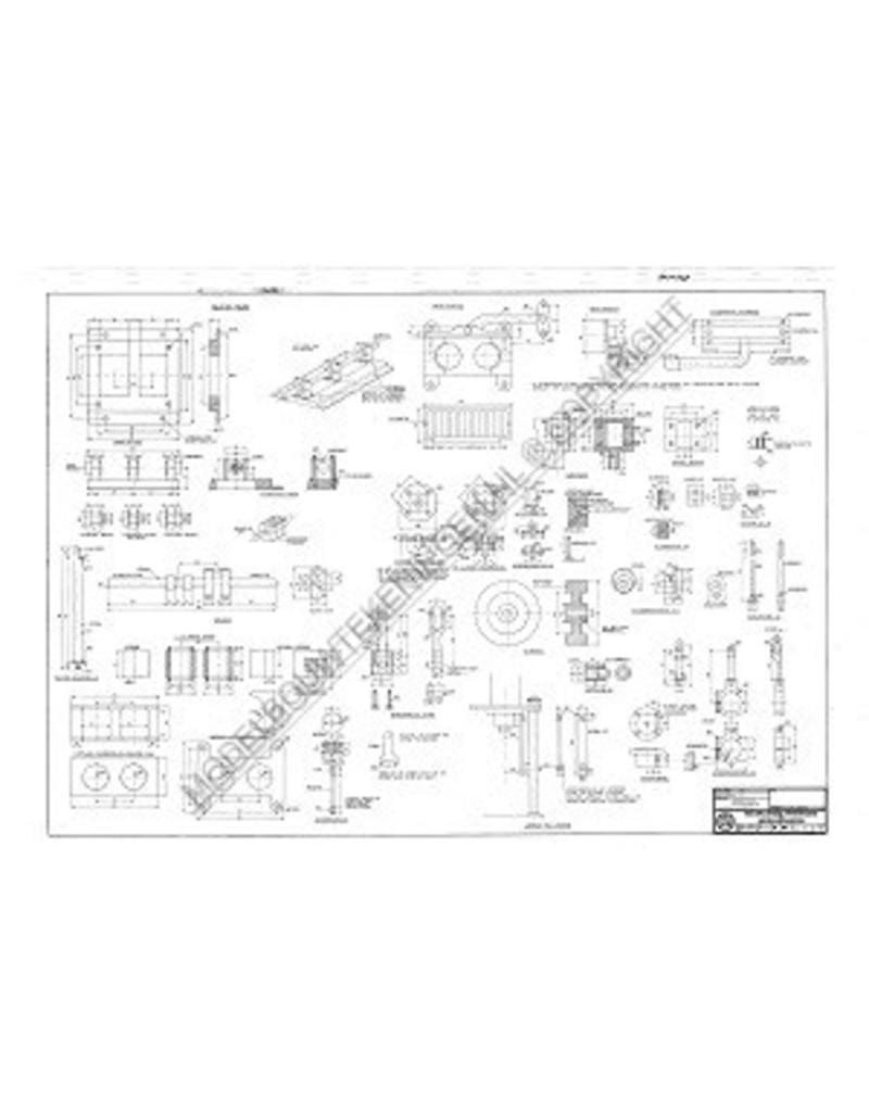 MBT 2 cyl. stoommachine met ketel voor sloep - Bouwtekening Schaal 1 : N/A (60.01.027)